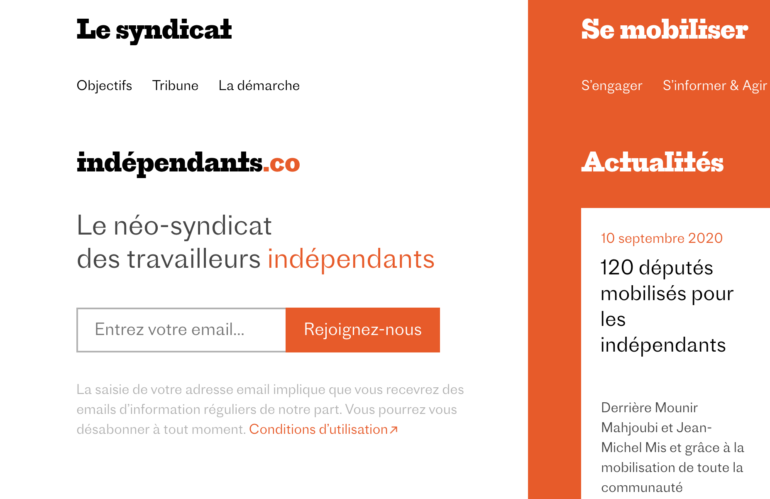 Syndicat pour freelances : « Indépendants mais pas seuls ».
