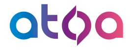 Le logo de la société Atoa